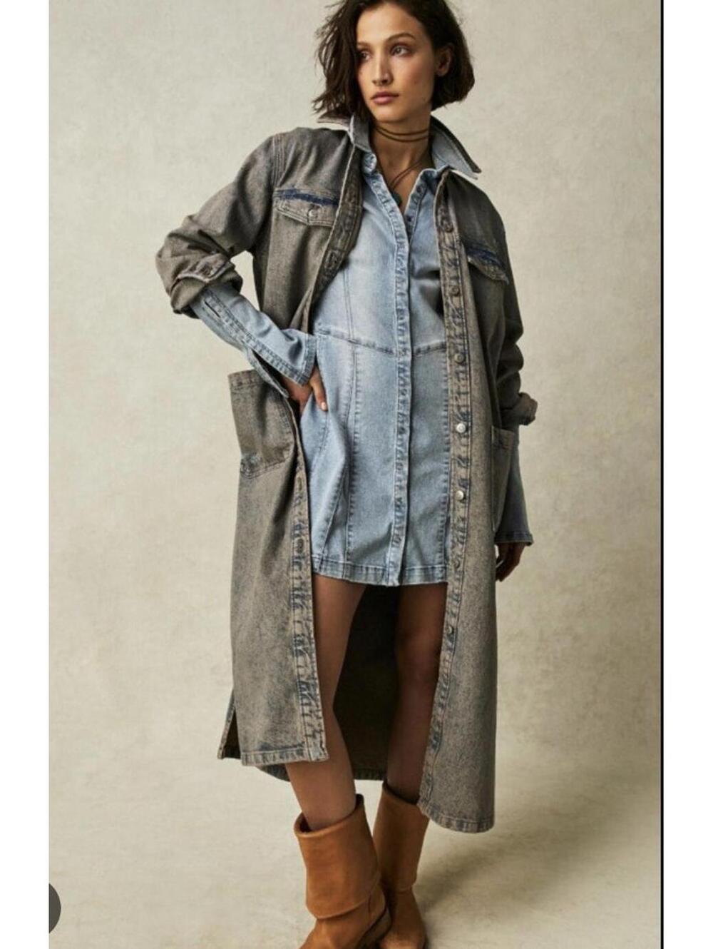 We The Free Anna Lou Denim Duster